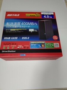 BUFFALO 4TB 外付ハードディスク HD-GD4.0U3D 未開封