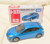 送料210円 超美品　トミカ No.62 マツダ アクセラ スポーツ　mazda axela sports タカラトミー_画像2