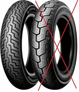 ※フロント用 片側のみ 国内正規品 DUNLOP D402 ダンロップ D402 MH90-21 54H TL 品番:249023 各種ハーレー　アメリカンバイクに