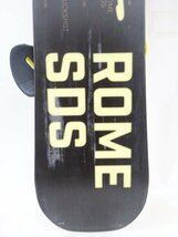 中古 キレイ 19/20 ROME SDS BUCKSHOT 151cm BURTON ビンディング付き スノーボード ローム バックショット バートン_画像9