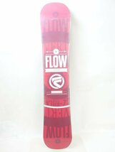 中古 16/17 FLOW VERT RED 151cm ビンディング付き 2点セット スノーボード フロー バート レッド_画像10