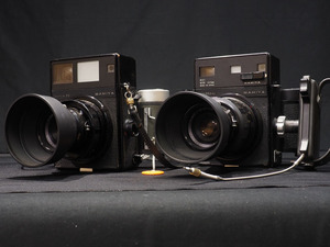 【2台セット】マミヤ Mamiya 6×9 SUPER23 セコール100/3.5 & 6×9 UNIVERSAL セコール127/4.7 動作未確認ジャンク扱い