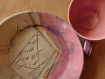 ◆美濃焼 鶴琳窯 新品 ＰＩＮＫ ピンク コーヒー碗皿 新品◆_画像10