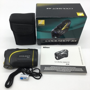 【美品】ニコン レーザー距離計 黒 クールショット COOLSHOT AS 通電確認済ゴルフ Nikon