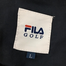 【美品】フィラゴルフ ハーフパンツ ネイビー シンプル ポケット複数 メンズ L ゴルフウェア FILA GOLF_画像4