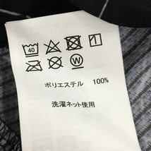 【美品】オークリー 長袖ハイネックシャツ 黒×白 総柄 後ろネック一部ゴム 胸ジップポケット メンズ XL ゴルフウェア 2022年モデル Oakley_画像5