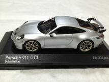 ■MINICHAMPS■ミニチャンプス■PORSCHE 911 GT3■ポルシェ911■銀■1/43■13■_画像3