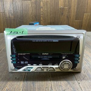 AV12-1 激安 カーステレオ HONDA Gathers WX-212M 08A00-2C0-210A PH-4039L-A 0117216 CD MD 通電未確認 ジャンク