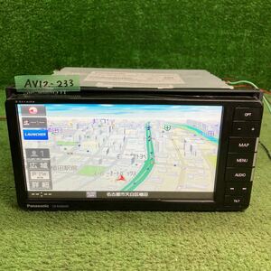 AV12-233 激安 カーナビ Panasonic CN-RA06WD 520739K20 メモリーナビ Bluetooth 確認用配線使用 簡易動作確認済 中古現状品