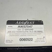 AV12-300 激安 カーステレオ ADDZEST MN157547 0060522 CD MD AM/FM 通電未確認 ジャンク_画像4