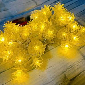 LED ライト まつぼっくり ツリー 装飾 照明 クリスマス 誕生日 イルミネーション