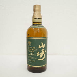 SUNTORY サントリー 山崎 10年 旧 ボトル グリーン ウイスキー 40％ 750ml