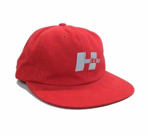 HEEM ALTERNATIVE リフレクター ロゴ キャップ 帽子 赤 送料250円