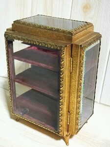  that time thing! gorgeous! Vintage! antique! music box! gem box! jewelry case! glass case! metalwork! thing 