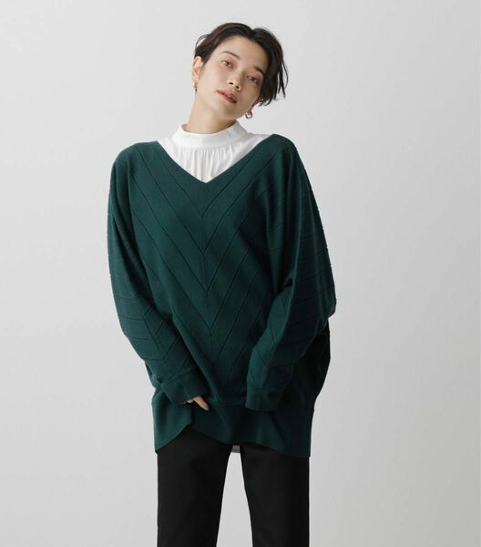 【AZUL by MOUSSY】イボルブバイアストップス/ダークグリーン