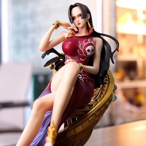 ONE PIECE ワンピース ボア ハンコック 女帝 セクシー チャイナドレス 赤 PVC フィギュア 箱無し