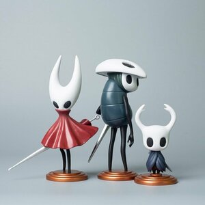 【送料無料】Hollow Knight ホロウナイト 主人公 騎士 ホーネット クィレル フィギュア 3個セット