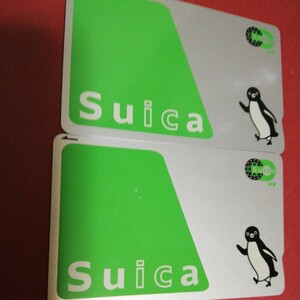 ★即決価格★2枚セット★入札次第終了★無記名Suica★★デポジットのみ★applepay未登録★残額0円★