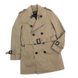 m454 BURBERRY BLACK LABEL バーバリーブラックレーベル CRESTBRIDGE トレンチコート コート ライナー付き アウター ベージュ メンズ S