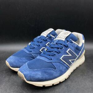 M2092 良品 NEW BALANCE ニューバランス 996 ローカット スニーカー US5.5/23.5cm ブルー 青 シューズ 靴 CM996AC