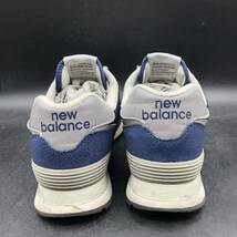 M2097 NEW BALANCE ニューバランス 574 ローカット スニーカー US7/25.0cm ネイビー レッド ML574ATB シューズ 靴_画像6