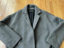 32PARADIS WOOL ZIPコート 完売 アパルトモンドゥーズィエムクラス グレー Mサイズ チェスターコートウール ロングコート_画像2