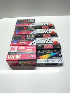 8ミリビデオテープ SONY6本 maxell2本 TDK3本 FUJI FILM1本 12本セット