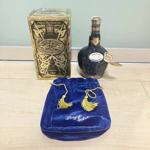 509 ロイヤルサルート (ROYAL SALUTE) スコッチ 700ml 外箱 巾着付 21年 未開封 未開栓