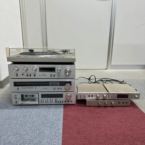 4 通電OK PIONEER パイオニア TX-7900 CT-415 SA-7900 PL-260 MA-11 DT-11 テクニクス SH-C02 プリメインアンプ カセットデッキ まとめて