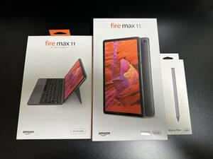 ◆ 【美品】【スタイラスペン・キーボード付きカバーセット】Fire Max 11 タブレット - 64GB (2023年発売) おまけ◆