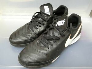 NIKE Tiempox Genio II ティエンポ ジェニオ II レザー TF US10 28.0cm ブラック #819216-010 ナイキ