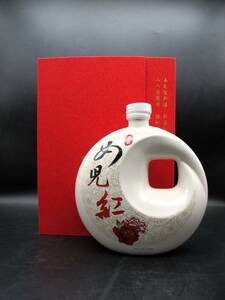 め児紅 NYU ER HONG 20年 台湾 紹興酒 陶器ボトル 1000ml 17.5％【未開栓】古酒 箱付き