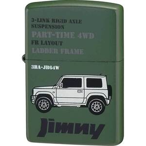 ジッポー オイルライター スズキ ジムニー JIMNY JB64W JB64W 四駆 マットラッカーグリーンｘ１個