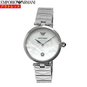 EMPORIO ARMANI エンポリオ アルマーニ 腕時計 新品 アウトレット AR11235 ホワイトシェル クォーツ レディース 並行輸入品 送料無料