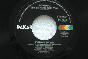 USシングル盤45’　Tyrone Davis : Saving My Love For You / I Can't Bump 　(Dakar Records DK 4558 )　