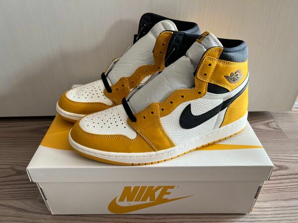 aj1 Nike Air Jordan 1 Retro High OG Yellow Ochre 29cm