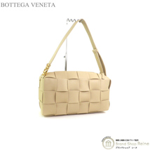 ボッテガ ヴェネタ （BOTTEGA VENETA） マキシイントレブリック カセット ショルダーバッグ 715655 ポリッジ（新品）_画像1