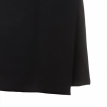 ボッテガ ヴェネタ （BOTTEGA VENETA）ウール スカート 巻きスカート ＃34 ブラック系（新品同様）_画像4