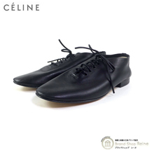 セリーヌ （CELINE） ソフト ダンス フラット シューズ 靴 ＃38 ブラック フィービー期（中古）_画像1