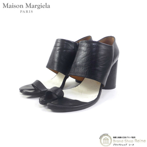 メゾン マルジェラ （Maison Margiela） Tabi タビ 足袋 サンダル レザー 38WP165 ブラック #39（中古）