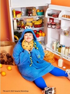 gelato pique（ジェラートピケ） 【SESAME STREET】クッキーモンスターワンピース 新品