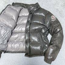 売り切り！MONCLER モンクレール EVEREST エベレスト ビックロゴワッペン付 ダウンジャケット 41310/50/68950 デカワッペン メンズ 1 灰色_画像1