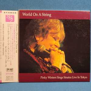 ピンキー・ウィンターズ / ワールド・オン・ア・ストリング ★ WORLD ON A STRING - PINKY WINTERS SINGS SINATRA LIVE IN TOKYO ★SPL盤