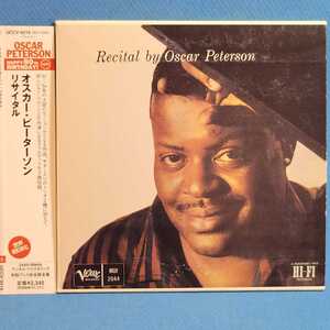 [紙ジャケ]★ オスカー・ピーターソン / リサイタル [限定] ★ Oscar Peterson / RECITAL BY OSCAR PETERSON ★SPL盤★廃盤レア・入手困難