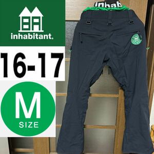 inhabitant インハビタント インハビ パンツ ズボン メンズ スノボ スノーボード ウエア ウェア パンツ ズボン M ブラック 黒 Mサイズ