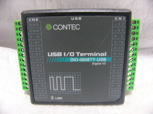 ★未使用に近い★ CONTEC DIO-0808TY-USB USB非絶縁型ディジタル入出力装置
