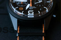 ★ 極上美品 ベル&ロス BELL&ROSS BR126 Carbon Orange NATO Limited Edition (BRV126-O-CA/NATO)_画像4