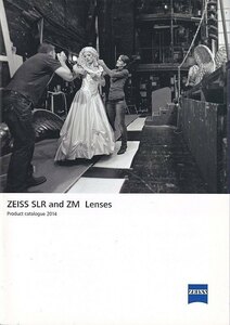 ZEISStsu ice SLR & ZM lens catalog 2014( unused beautiful goods )