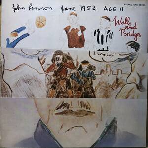 □□12-LP【07631】-【国内盤】JOHN LENNONジョン・レノン●WALLS AND BRIDGES『心の壁、愛の橋』