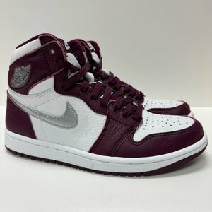 25.5cm AIR JORDAN1 RETRO HIGH OG 555088-611 エア ジョーダン 1 レトロ ハイ OG レッドホワイト メンズ スニーカー EL H93282